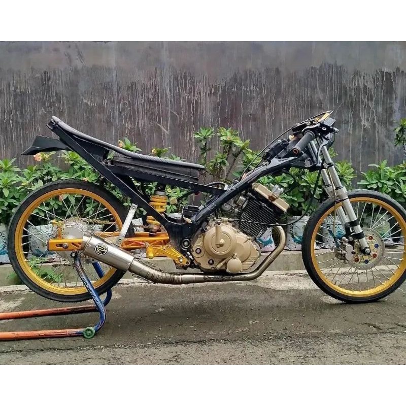 Knalpot Pekajaman Muffler Original Jogja Satria Fu 155 Stainless Original Racing Jogja