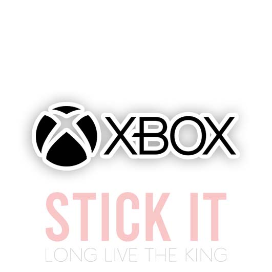 

Stiker sablon setrika DTF kaos baju sticker vinyl xbox 14