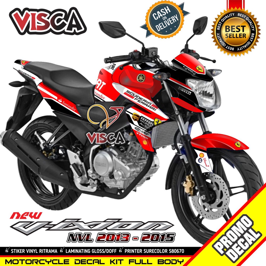 Decal Vixion New Full Body Decal Vixion NVL Full Body Stiker Vixion NVL Full Body Stiker Vixion New 