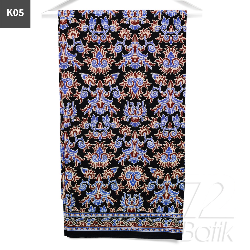 KAIN BATIK PREMIUM Bahan Katun Motif Tirta Alam Warna Biru Tua 721858 Cap 72 Jarik Jarit Samping Kebat Panjang Batik Katun Modern Premium Bahan Seragam Batik Pernikahan Kantor Keluarga Murah Kamen Jadi Batik Bali Lembaran