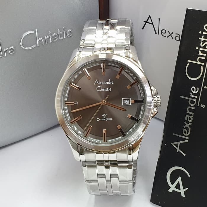 ORIGINAL Jam Tangan Pria Alexandre Christie AC 8402 / AC8402 Garansi Resmi 1 Tahun