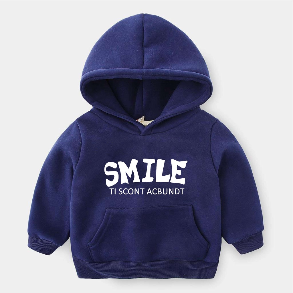 BS OUTERWEAR HOODIE  ANAK ANAK SMILE REAL PICTURE