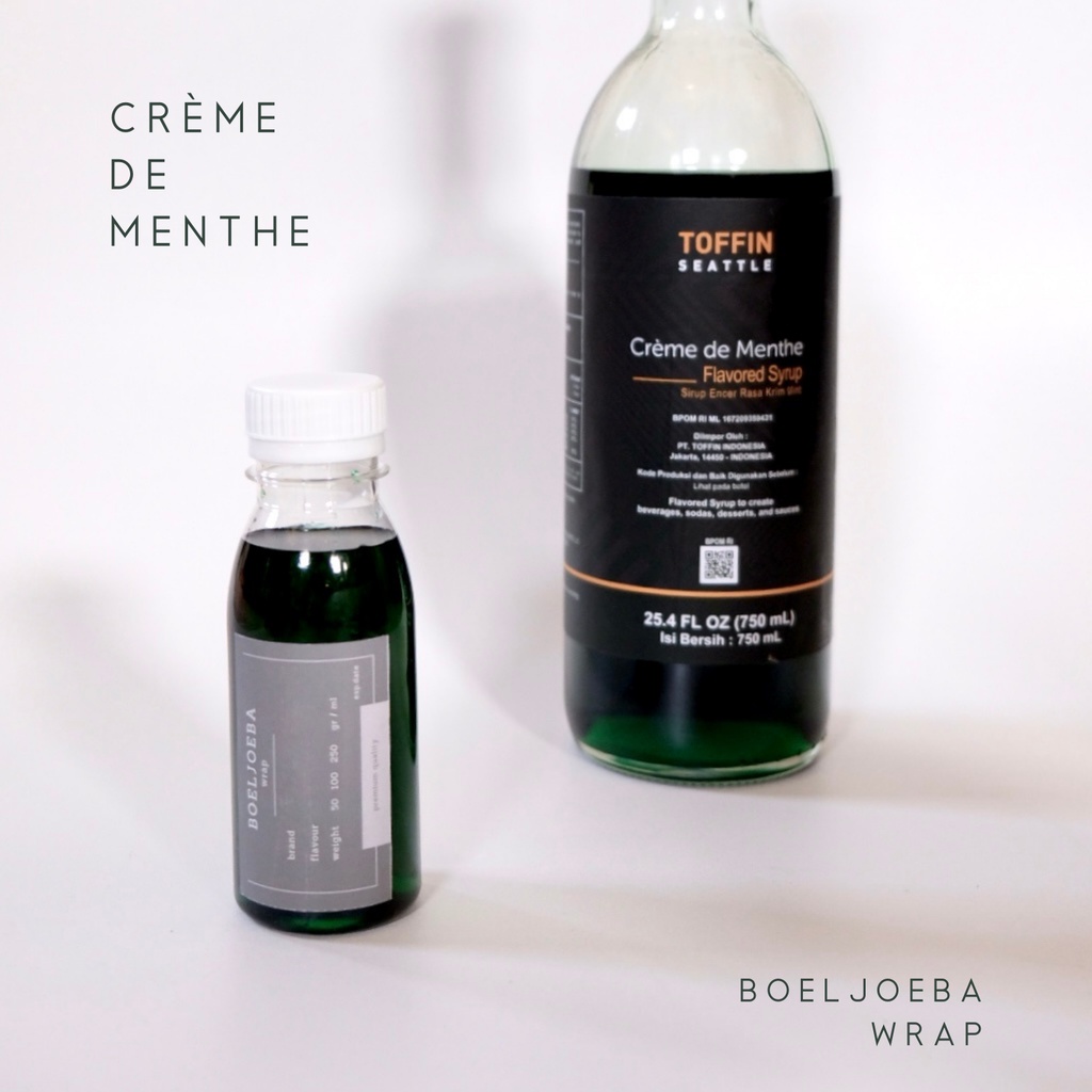 Toffin Creme de Menthe Syrup Repack [30, 50, 100] g