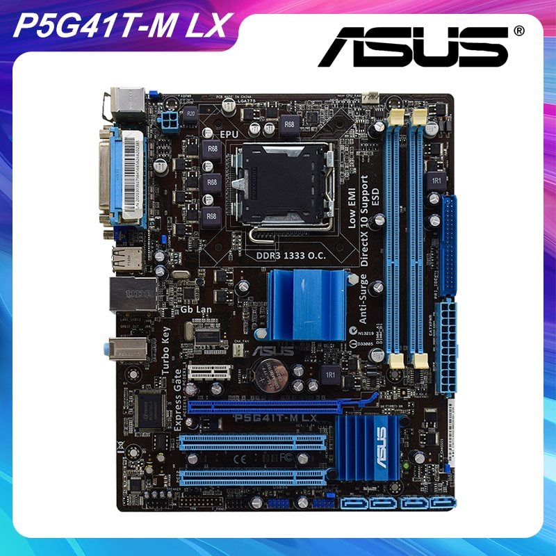 PREORDER ASUS P5G41T-M LX Motherboard LGA 775 Motherboard DDR3 Intel G41 Support Core 2 Extreme/Quad