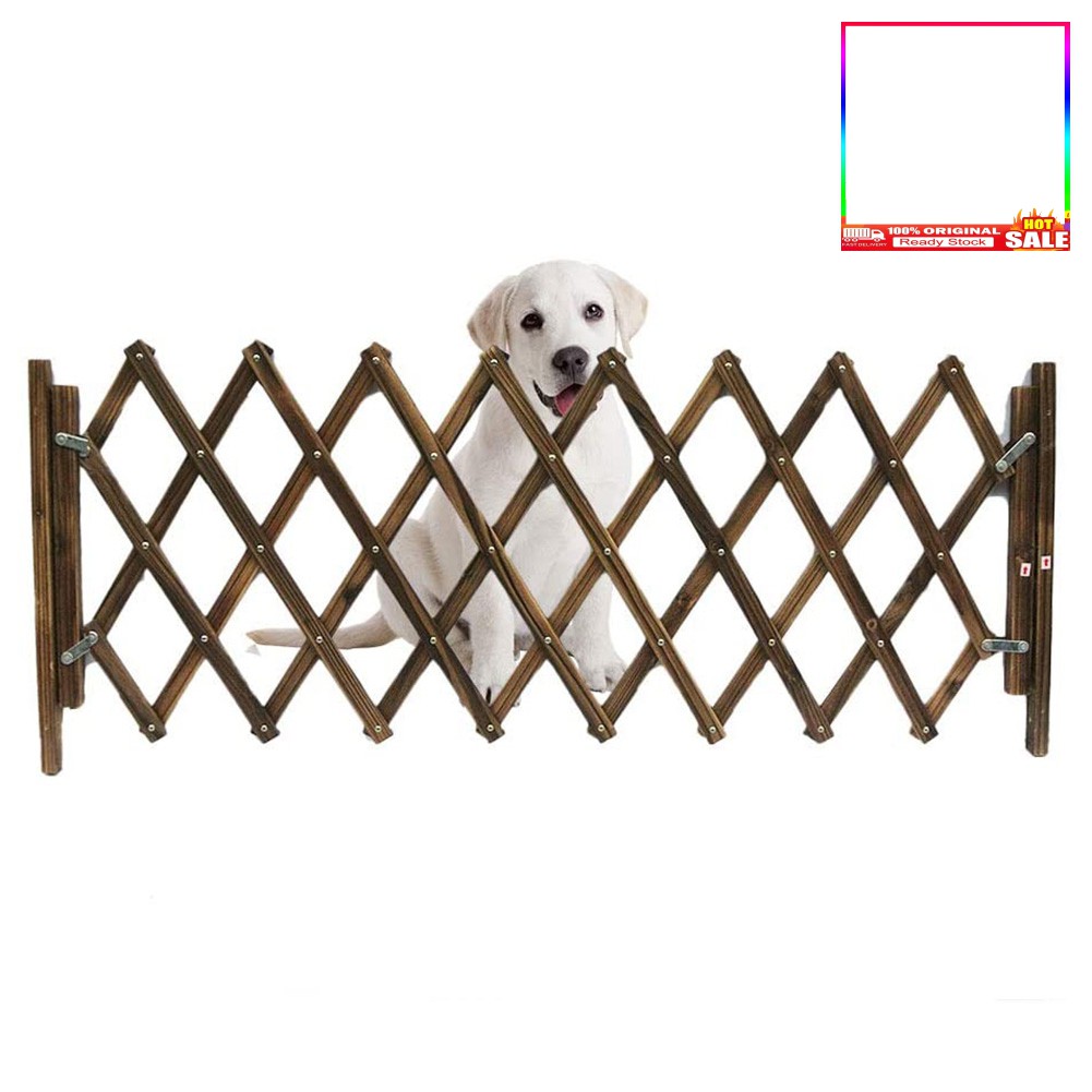 SOUN_33-110cm Dogs Wooden Fence Gate 
