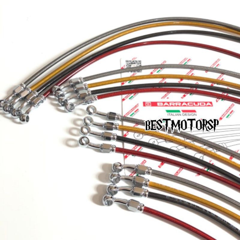 Selang Rem Barracuda Ukuran 60CM Universal Motor STAINLESS