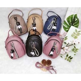 ADOLANE 414 BACKPACK MINI MULTI / TAS 3 IN 1  FREE GANTUNGAN