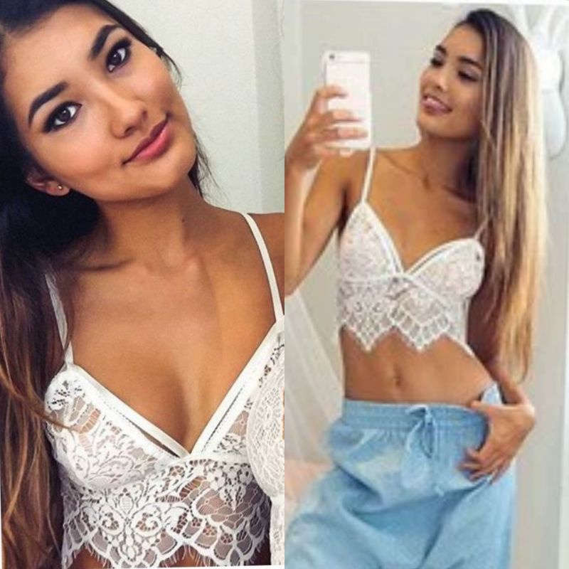 Sexy Lace Bra Bralette Renda Brokat Tanktop Bikini Woman Underwear