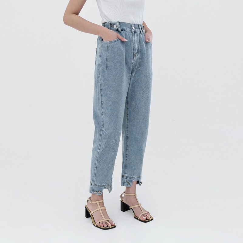 VIERLIN - Jeans 9017 -  CELANA JEANS HIGH WAIST WANITA