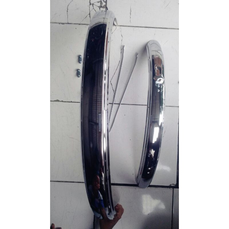 spakbor/slebor/fender sepeda uk 26" stainless