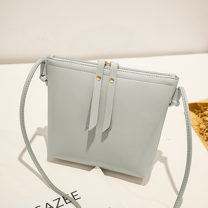 Tas Selempang Mini Wanita Fashion Korean Style Tas Bahu Cewek Import Sling Bag PU Satu7an T64