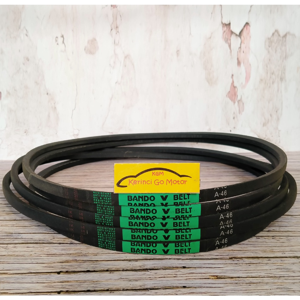 BANDO VAN BELT A-46 V BELT TALI KIPAS A46 FAN BELT VANBELT POLOS A-46