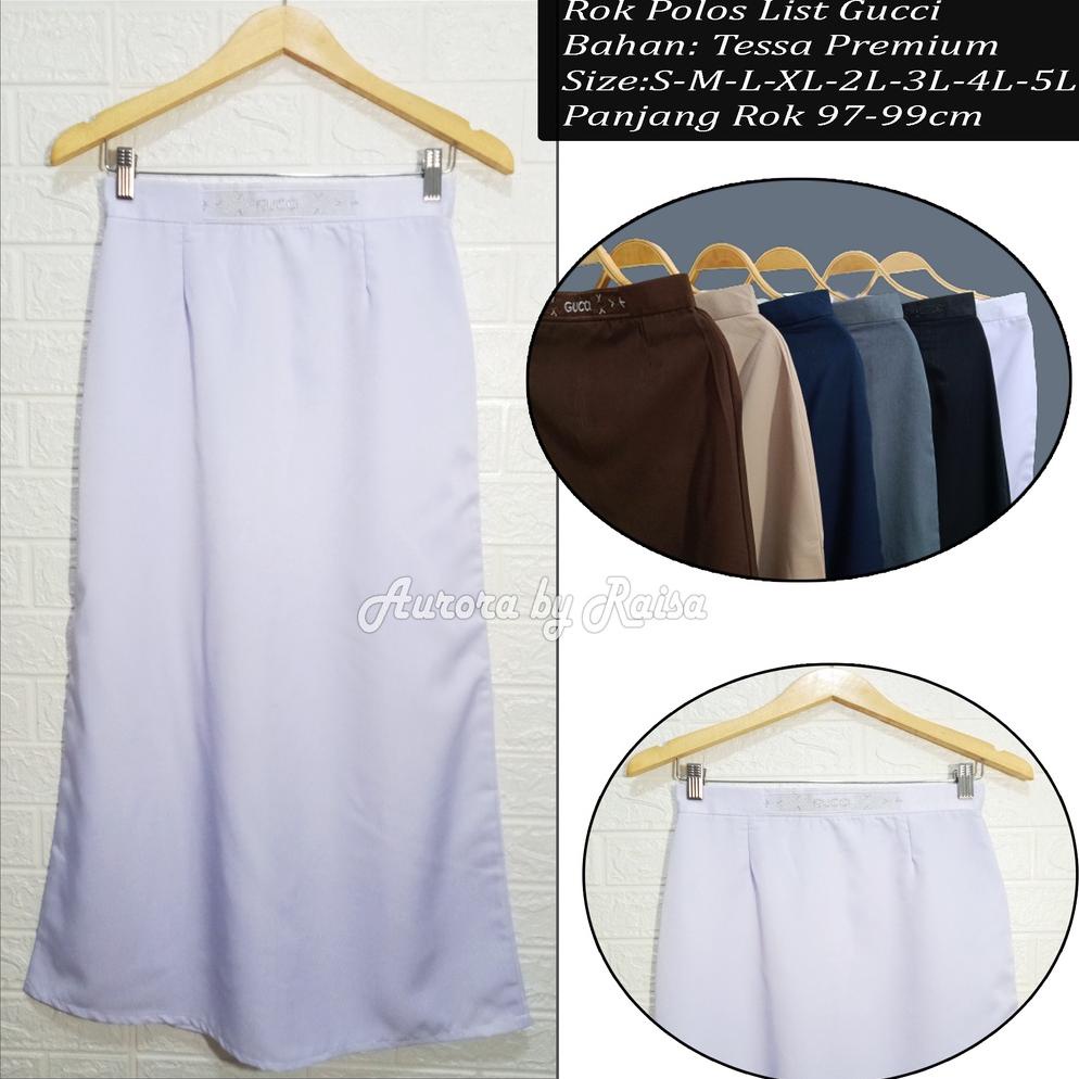Rok Span Panjang - Rok Line A - Rok Span - Rok Kerja Wanita - Rok Model A - Rok Jumbo - Rok Terbaru 