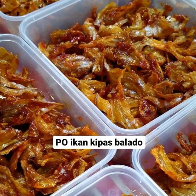 

Ikan Asin Kipas Balado Enak