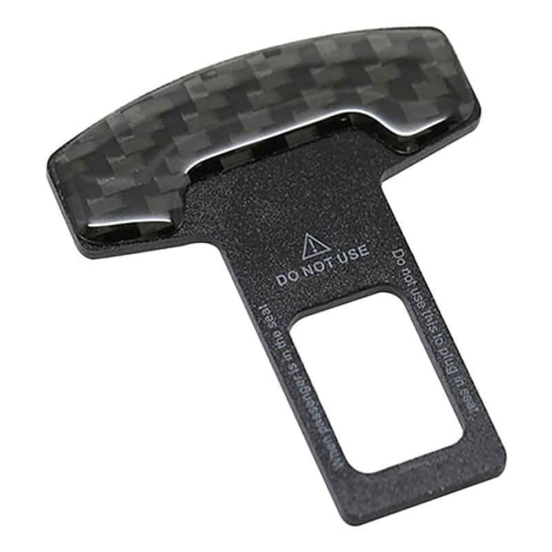 Seatbelt buzzer Carbon seat belt buckle alarm colokan stopper