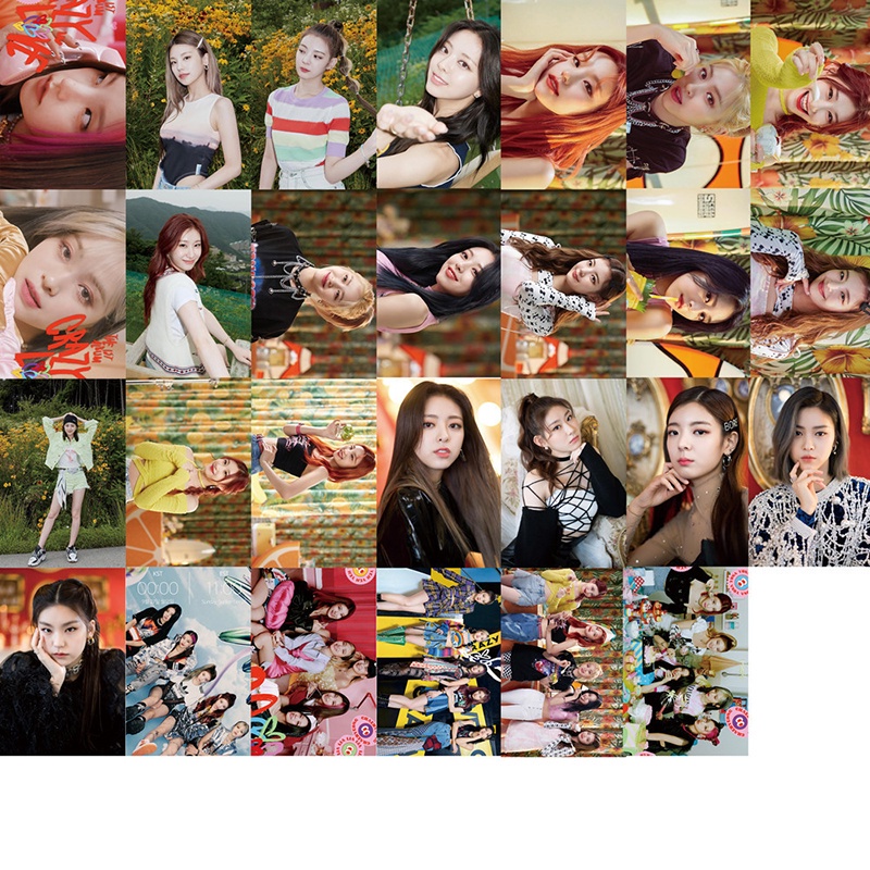 55pcs/box ITZY photocards CRAZY IN LOVE Album LOMO card Postcard ((In STOCK) Kpop fan