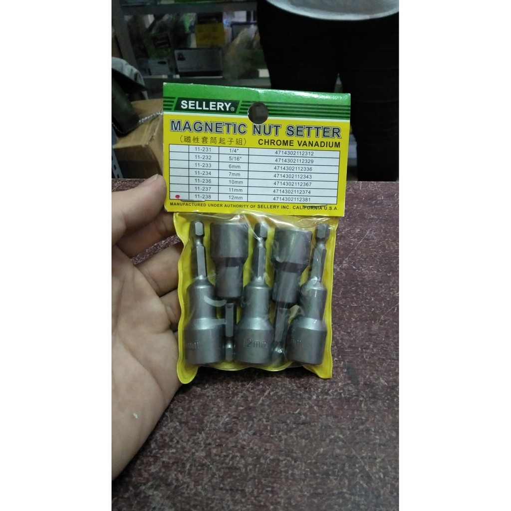 Mata sock Rufing 12mm SELLERY 11-238 mata sok bor baut baja ringan