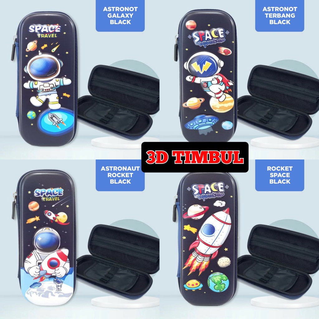 

Kotak Pensil 3D Karakter Astronaut Roket Jeep Tempat Pensil Kado Ultah Anak Laki Laki Kado Anak Cowok