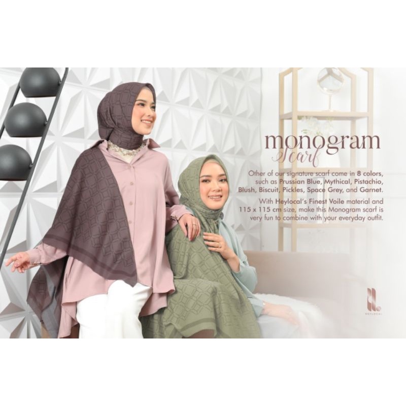 pearltiara.id - Monogram Scarf by heylocal.id