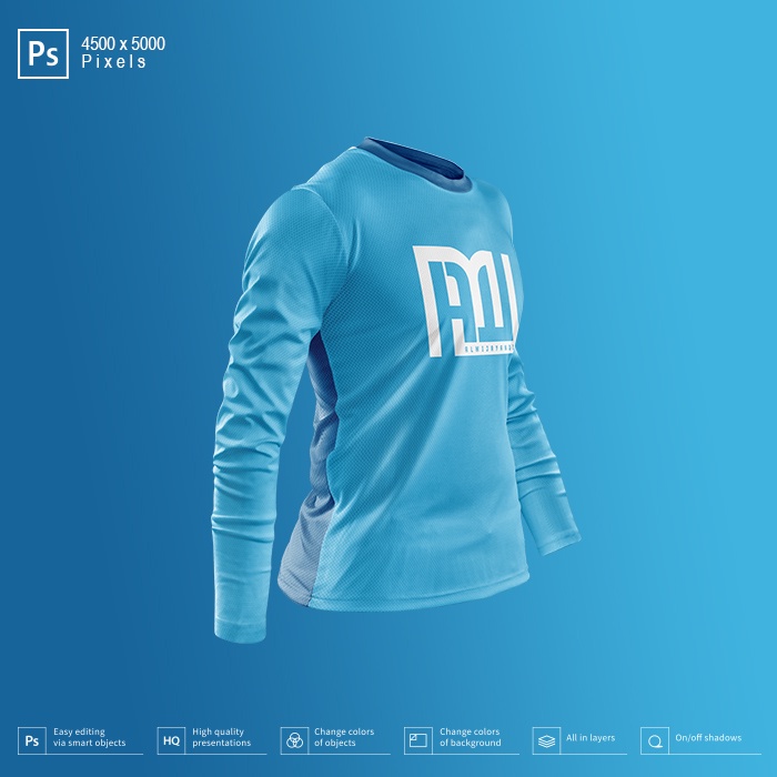 MOCKUP JERSEY BOLA LP STYLE - RESOLUSI 4500x5000 Pixels