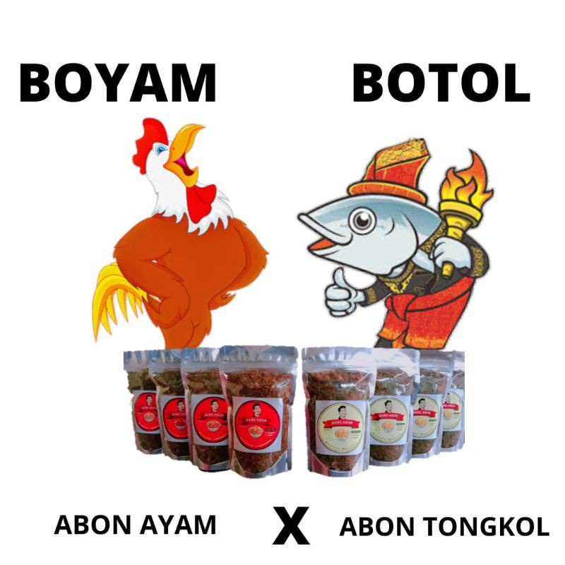 

Bangabon/ Abon Tongkol Pedas & Original/ Abon Ayam Pedas & Original