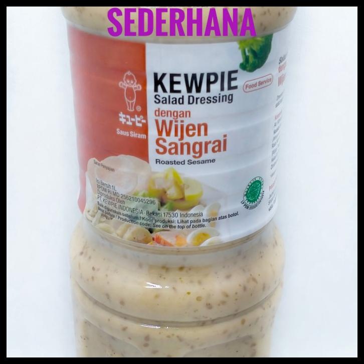 

TERBARUU!! Roasted Sesame Wijen Sangrai 1 Liter Kewpie Salad Dressing TERLARIS