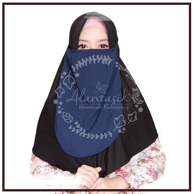 Alantasik - cadar wolfis premium original niqob ukuran M /  CADAR TALI/NIQAB TALI /NIKAB WOLFIS R.4