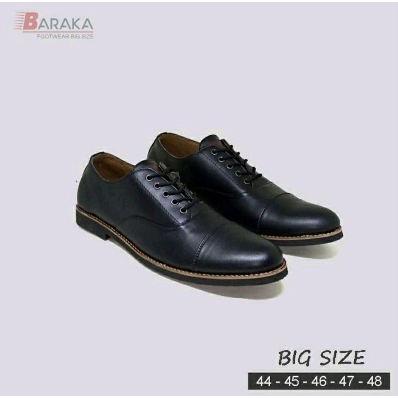 Original, Sepatu Moccasin Loafers Pria Big Size 43 44 45 46 47 / SlipOn Formal JUMBO Sepatu BR-1 Kulit Coklat, 47