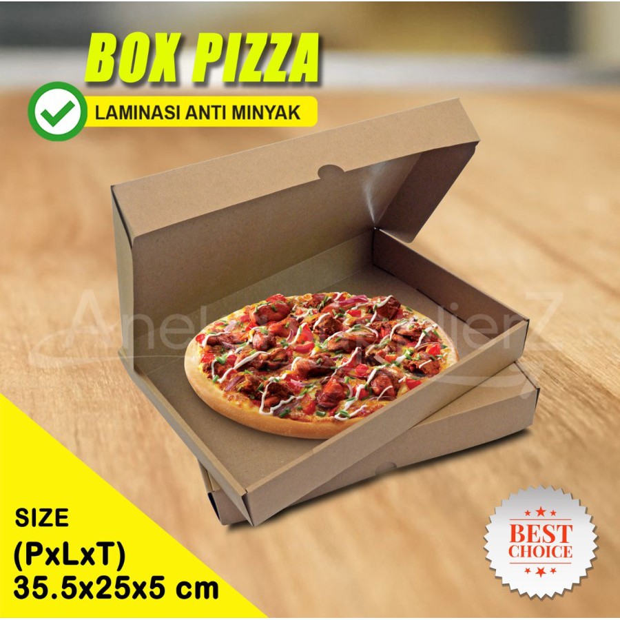 

Kotak Box Dus Pizza - 35.5x25x5 cm (12 pc)