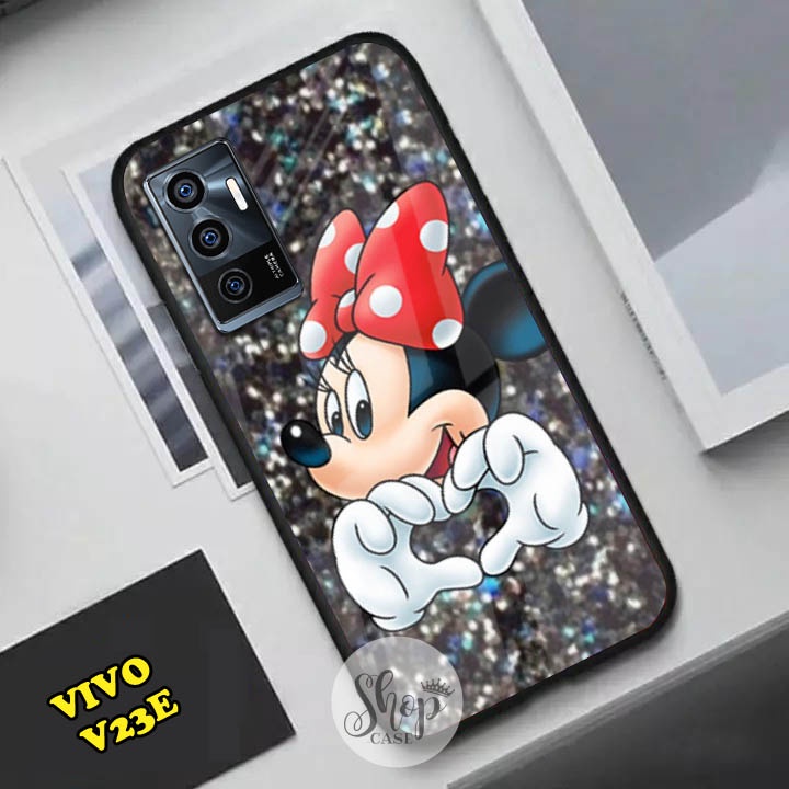 Softcase Glass Vivo V23e - Case Vivo V23e - Case Lucu - case Vivo V23e - kesing Vivo V23e - softcase