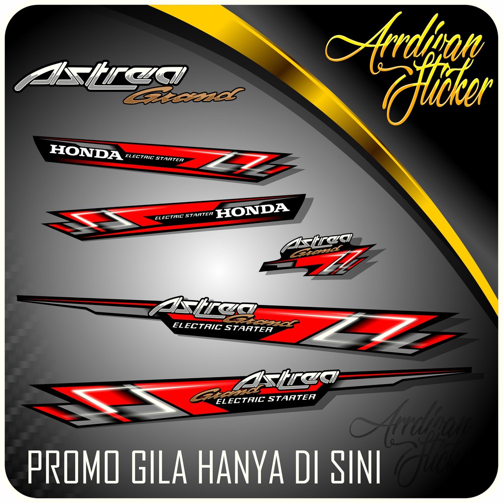 STRIPING ASTREA GRAND BULUS KLASIK / STRIPING ASTREA BULUS TERBARU / VARIASI ASTREA BULUS