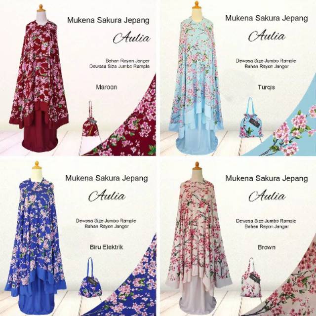 Mukena Bali Sakura Jepang Aulia Shopee Indonesia Mukena Bali Sakura Jepang Aulia Shopee Indonesia