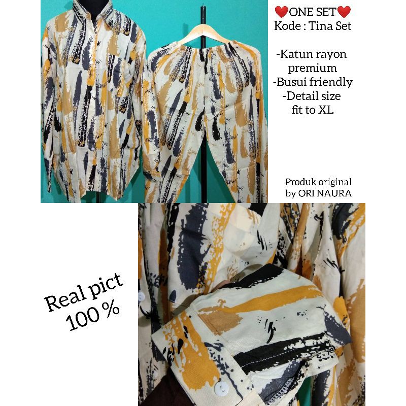 ONE SET PREMIUM ORI NAURA ORIGINAL/TINA SET