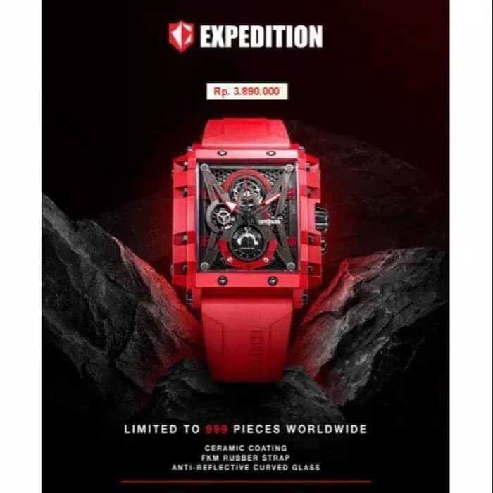 Jam Tangan Pria Expedition E8 Limited Edition Original & Garansi