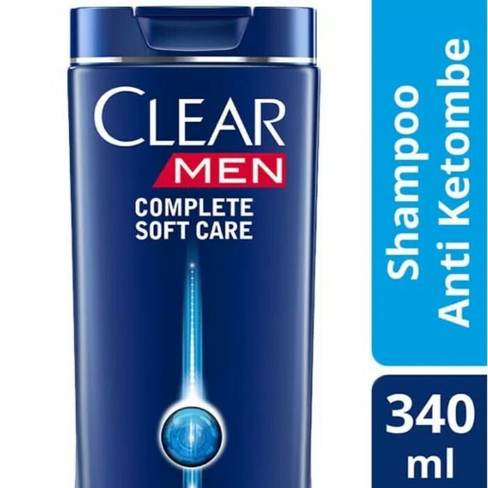 STOK TERBATAS Shampoo Clear Men Complete Soft Care 340 ml