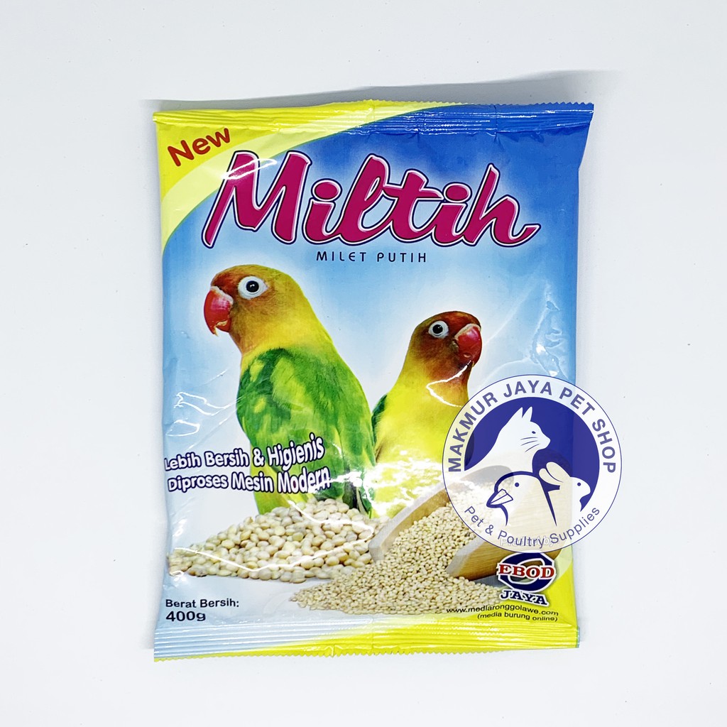 Pakan Burung Miltih Millet Putih Ebod Jaya