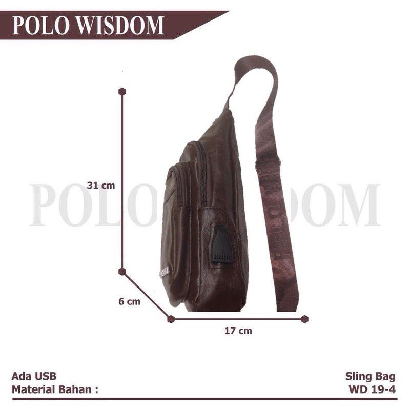 tas sling bag polo wisdom