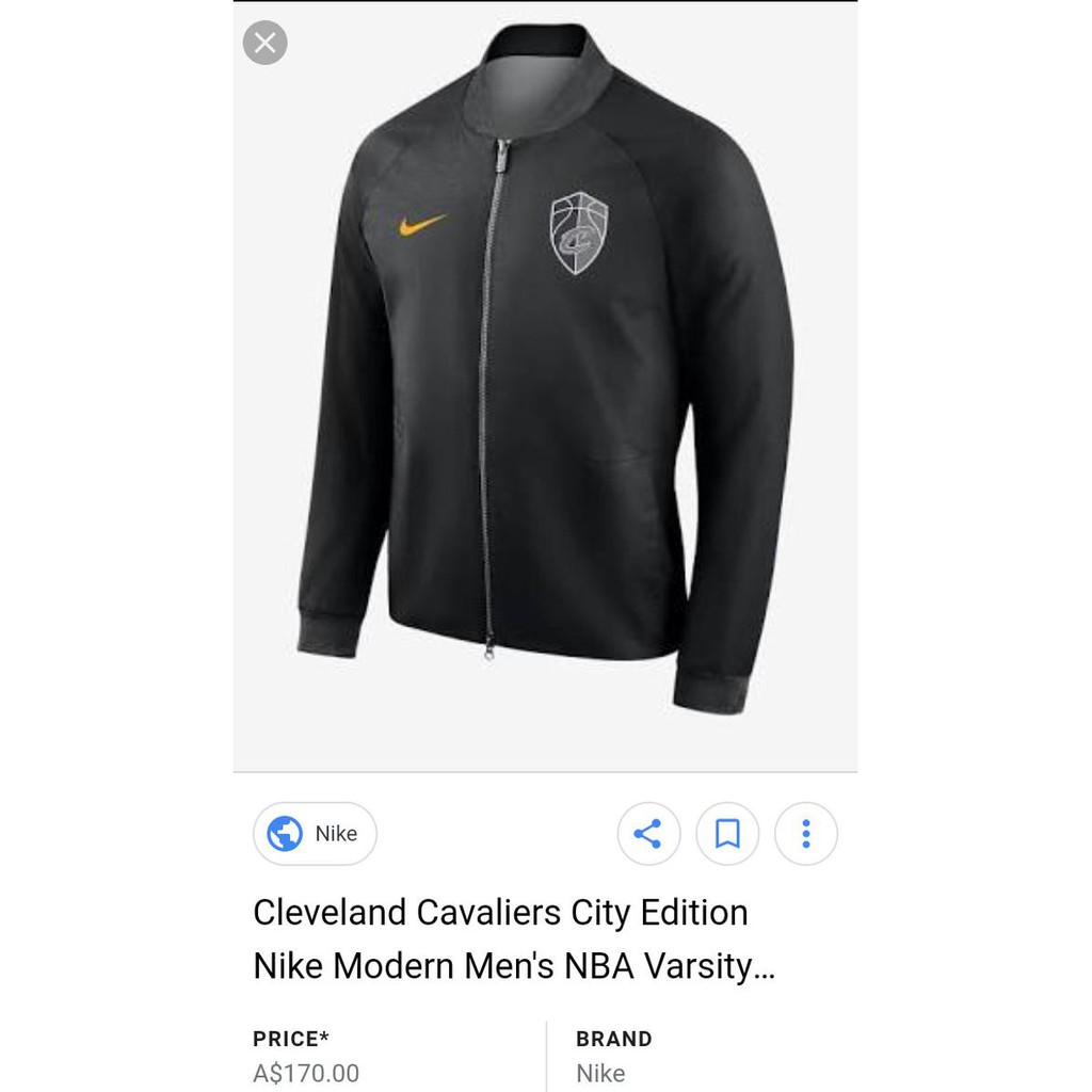 cavs jacket nike