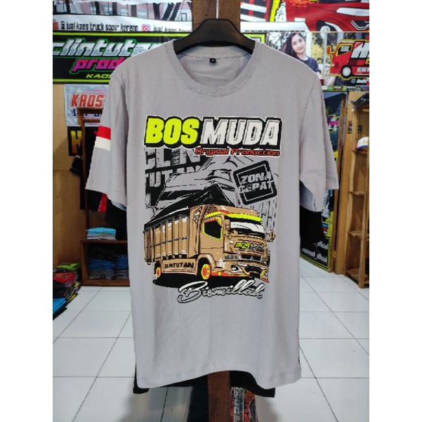 ( COD ) KAOS TRUCK BOS MUDA   || KAOS TRUCK PRABOWO PBTC || KAOS TRUCK MANIA || SEKARTARO || KAOS TR