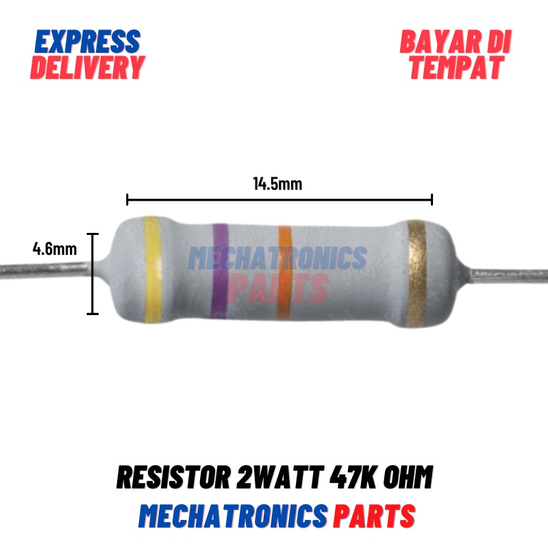 [PAS-9065] RESISTOR 2WATT 47K 47KOHM