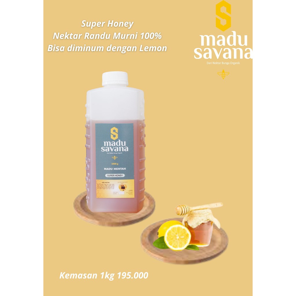 

Super honey 1kg - Madu savana