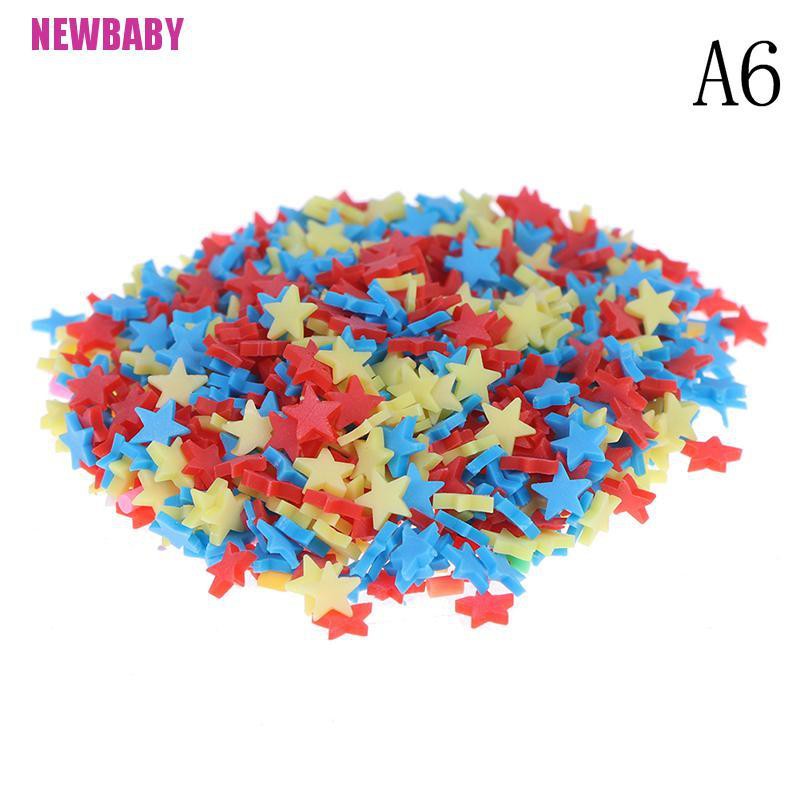 [NEWBABY] 10g/pack Polymer clay fake candy sweets sprinkles diy slime phone supplies