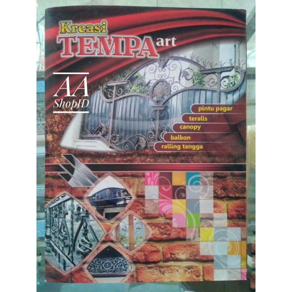buku katalog album pagar tralis Kreasi Besi TEMPA buku besar