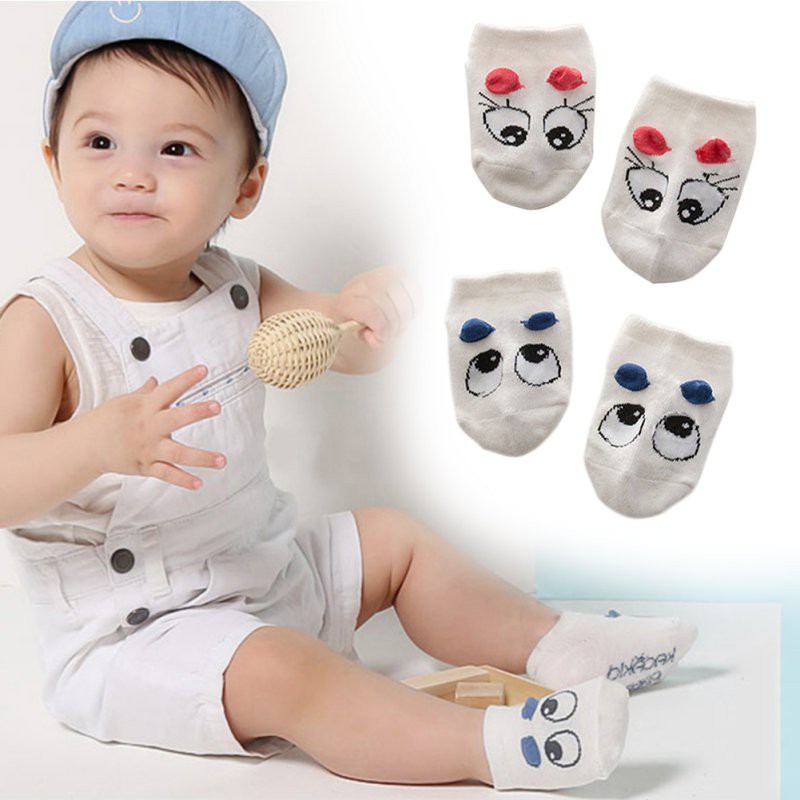 Kaos Kaki Bayi Umur 0 - 2 Tahun IMPORT Anti Slip Kaos Kaki Anak Super Cute Lembut Untuk Bayi - Baby Socks