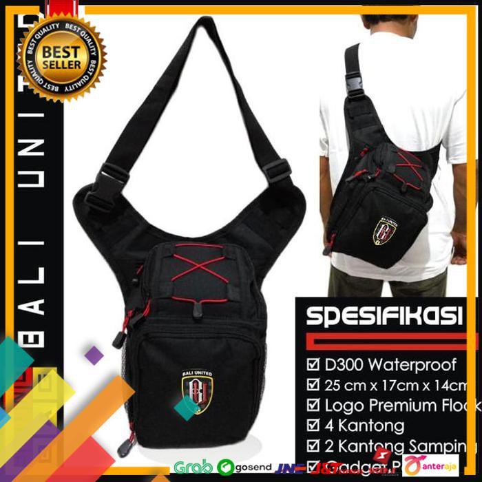 NEW.. TAS SELEMPANG SLINGBAG NEW BALI UNITED ..TERMURAH