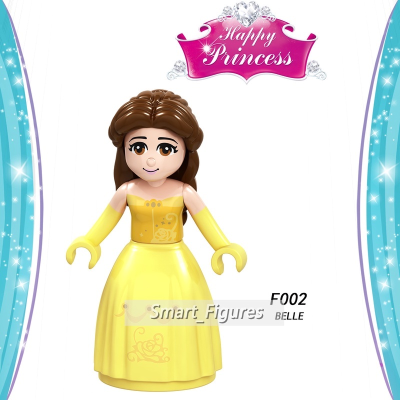 Mainan Action Figure Princess Belle Beast Anna Elsa Fairy Tales Cinderella Mu Lan Untuk Hadiah Anak Perempuan