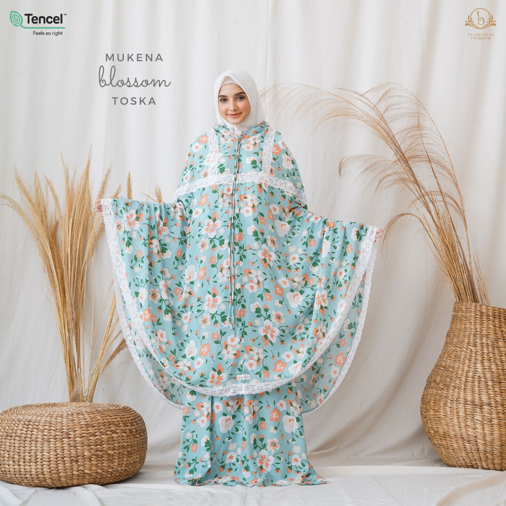 Mukena Blossom Toska - Mukena 2 in 1