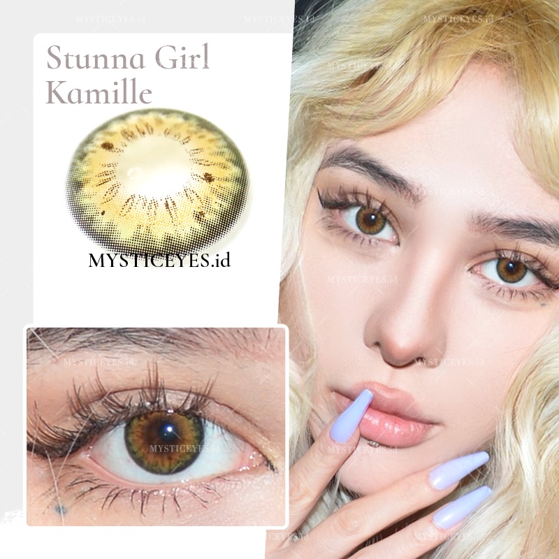 [✅COD] MYSTICEYES SOFTLENS NORMAL STUNNA GIRL SOFLENS WARNA 14.2MM KADAR AIR 40% LENSA KONTAK