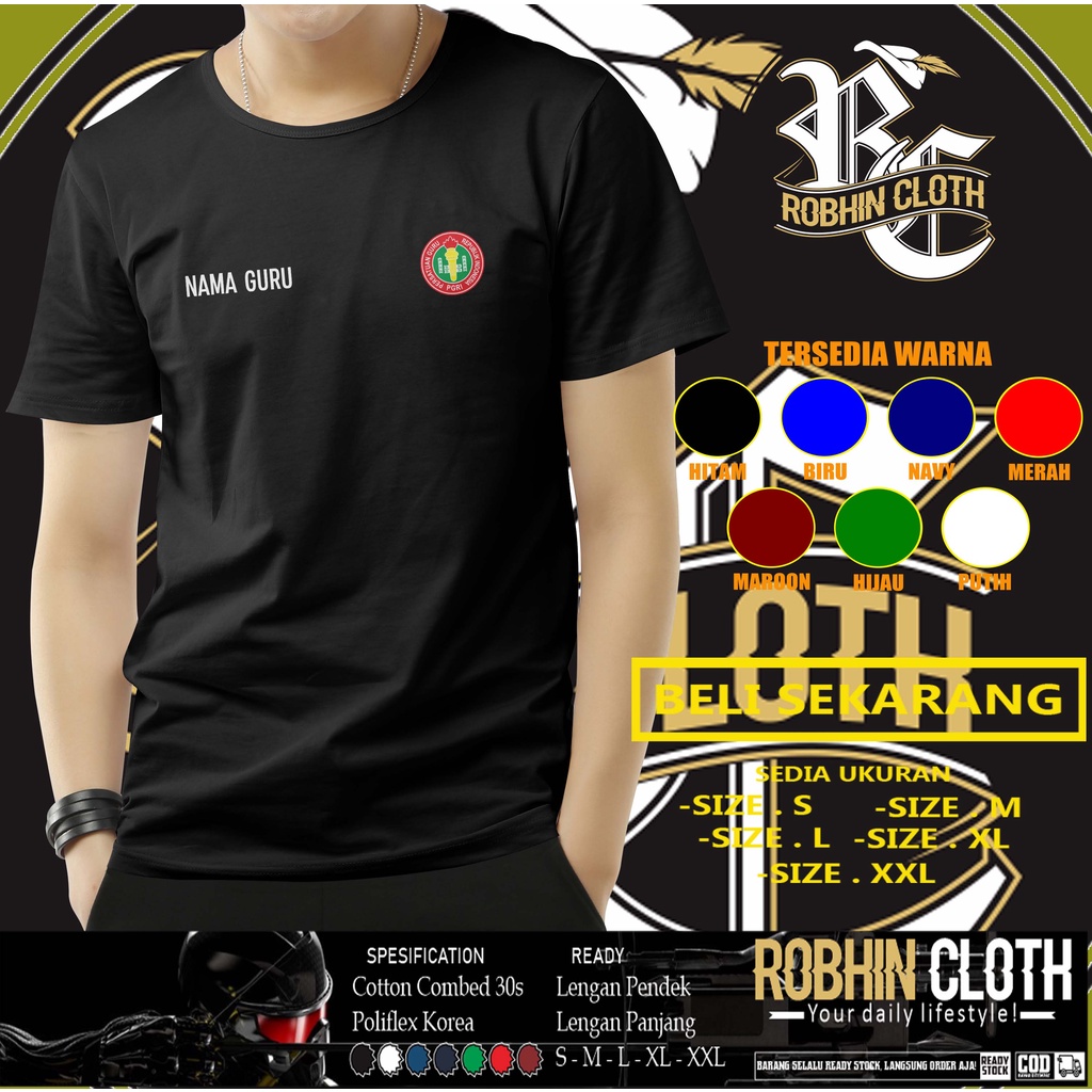 Kaos Baju PGRI Request Nama Kaos Distro