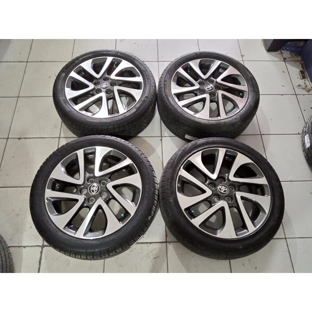 Pelek-Velg Oem Mobil Sienta Ring 16 Pcd 5x100  Plus Ban